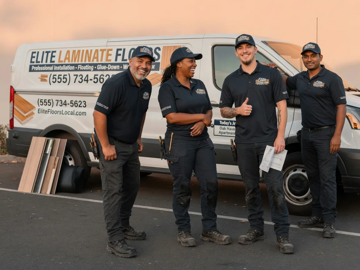 Laminate flooring installation company in The Rock, GA